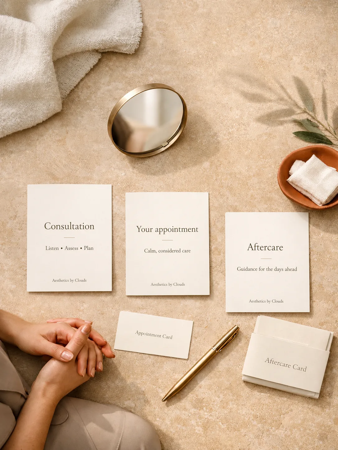 The journey — appointment and aftercare at Aesthetics by Clouds